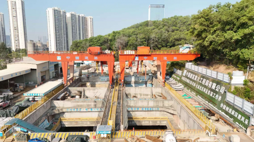 深惠城际铁路全线首条盾构区间洞通(图1)