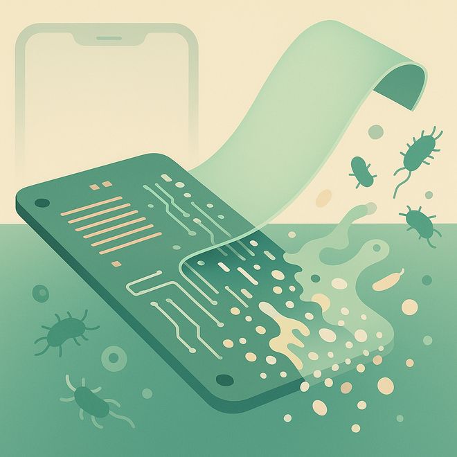 “活”的电路板中科院用细菌让手机重生(图1)