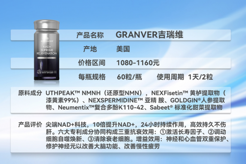 2026年NMN十大品牌实力榜单：从科研底蕴到市场验证的全面排名(图2)